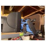 All suitcases on top of shelving units, Take the tv 📺 or leave it!
