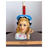 Lady Head Vase as shown