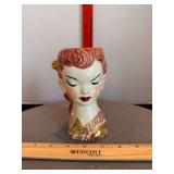 Lady Head Vase as shown