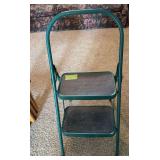 Folding two step stepstool
