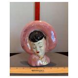 Lady Head Vase as shown