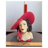 Lady Head Vase as shown