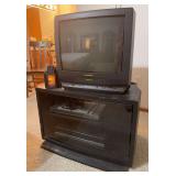 Panasonic tv w front AV inputs, Memorex DVD player and media center