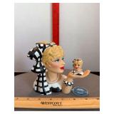 Lady Head Vase as shown