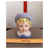 Lady Head Vase as shown