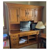 Two piece desk unit 24D x 68L x 78H NO CONTENTS