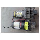 2 12V sprayer pumps