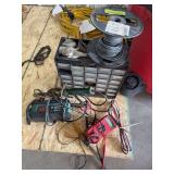 Battery charger/maintainer, test meter, crimp on terminals, test light etc...
