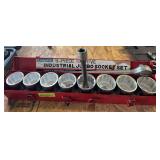 9 pc Industrial 3/4 drive JUMBO socket set 2 1/16 up to 2 1/2"