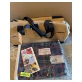 Amana woolen mill wool blanket and travel bag, both appear new