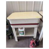 Tool shop parts washer tub, NO pump