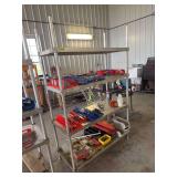 20" x 48" x 72"+ walk in cooler shelving unit NO CONTENTS!