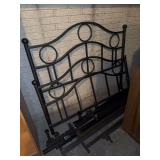 Metal double bed frame