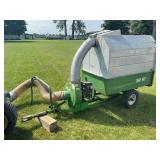 Trac Vac pull behind trailer style leaf, grass vac  5 HP gas engine