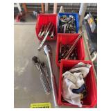 Assorted sockets and rachets