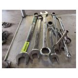 Oversized end wrenches