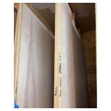 4 x 8 birch 3/4” plywood plus 8 ft long 10” wide 3/4” birch plywood