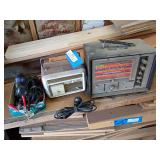 Battery charger, auto analyzer, 12v test light, and napa  6-12 V charger