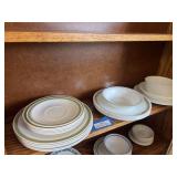 Corelle dishware green themed