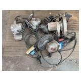 Corded power tools, sander, grinder etc..