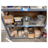 Two shelves, screws, Finish nails, deck, drywall, square head
