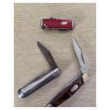 Buck 373 Mini Swiss and extra silver colored knife  ￼