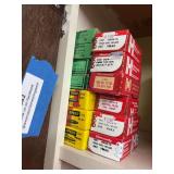 13 boxes of 6MM bullets