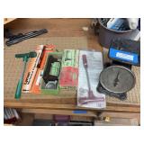 Reloading scale, bullet pullers, mechanic trigger pull gauge, additional scale