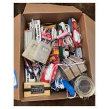 Junk drawer necessities! Includes matches, candles, power strips, glue sticks, hooks, some hand tools
