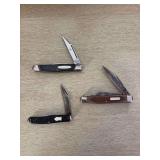 Buck 319 Utica and old Time pocket knives