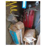 40# Sand blast pot and bag and bucket of media