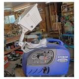 Yamaha EF1000iS portable inverter w/light mounted on