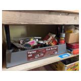 Tipton gun Butler and large quantity of gun cleaning supplies