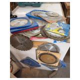 Many saw blades