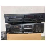 Optimus CD changer and SCT 53 high speed cassette deck