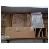 Ceiling fan, lights, assorted electrical supplies