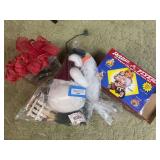 Radio Flyer tricycle in box and some more Christmas decor