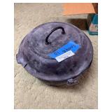 Large number 10 cast iron Dutch oven