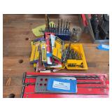 Drill bits, many new in package