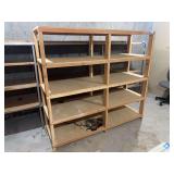 Heavy duty 2 x 4 storage shelf 6’ x 2’ x 66”