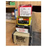Four boxes of 44 caliber bullets