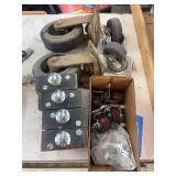 Casters large and small