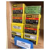 Eight boxes of 38 caliber bullets