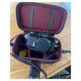Nikomat camera and case