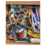 Drawer full of hand tools