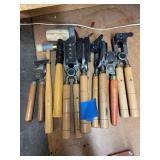 Larges assortment of bullet moulds and hammers 358, 357/38, 3030 and others