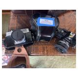 Minolta 7S and Nikon vintage film cameras
