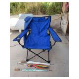 Eastman Outdoors Extra Large bag chair and umbrellas