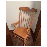Maple, solid wood, rocking chair