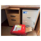 Two file cabinets and file indexes